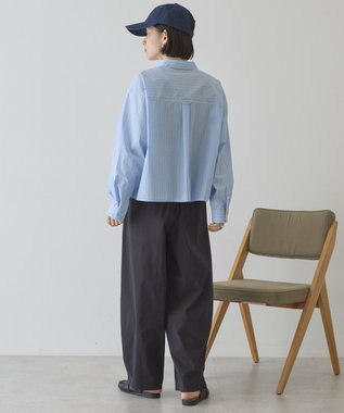 AMERICAN HOLIC ナイロンドロストタックパンツ Black