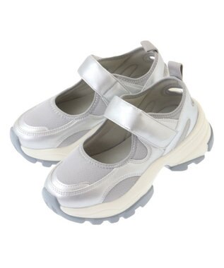 Green Parks ＲＵＰＩＳ．　厚底ベルトスニーカー Silver