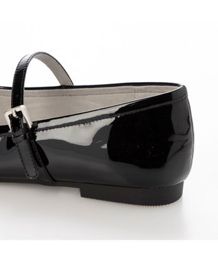 ing <ing>ソフトメリージェーンパンプス ブラックエナメル