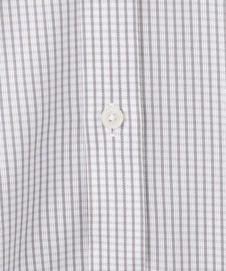 GOTAIRIKU 春夏向け【形態安定】SUMMERPREMIUMPLEATS_ボタンダウン 長袖ドレスシャツ（グレーチェック） ライトグレー系4