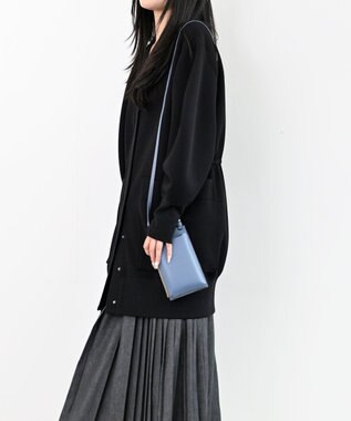 Atelier nuu 本革 スマホショルダー ジーンブルー