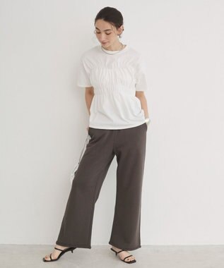 WEGO 【ANGIE VINTAGE】ビスチェ風シャーリングT オフホワイト