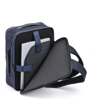 ACE BAGS & LUGGAGE 【容量拡張】 ace. ガジェタブルSF ビジネスリュック A4サイズ 14インチPC収納 ２気室 68784 エース ネイビー
