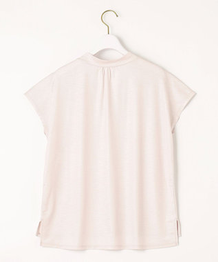 ANY SIS 【洗える】ポリベアボウタイ ブラウス ペールピンク