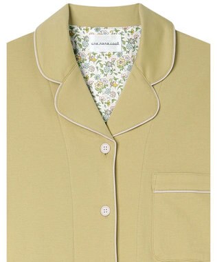 une nana cool 【綿100%】60/2 やわらか天竺 半袖開襟パジャマ MADE WITH LIBERTY FABRIC