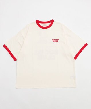 WEGO 【ユニセックス着用ITEM/MLサイズ展開】別注PEANUTSプリントT（SS） ホワイトアイボリー