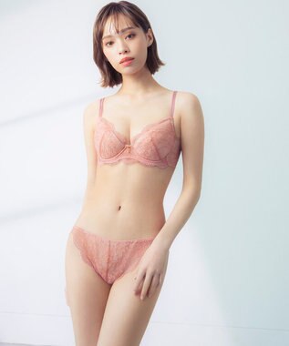 Wing Wing Lesiage 【1000シリーズ】 3/4カップブラ PB1000 ウイング／ワコール ピーチ