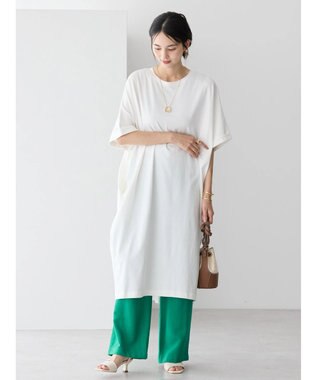 AMERICAN HOLIC バックタックカットチュニック Off White