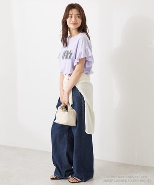 AMERICAN HOLIC 【KISS/The Rolling Stones】Tシャツ Lavender