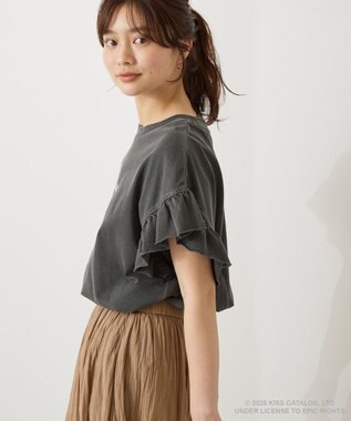 AMERICAN HOLIC 【KISS/The Rolling Stones】Tシャツ Charcoal Gray