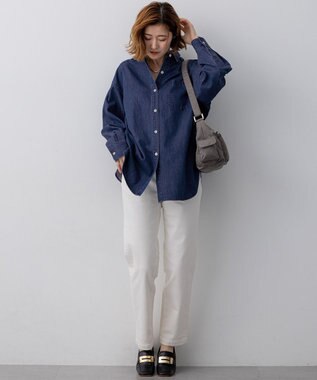 23区 バートップ スネークチェーン ネックレス シルバー系