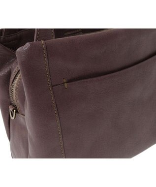 genten 【新色】ゴートベーシック ショルダーバッグ グレー