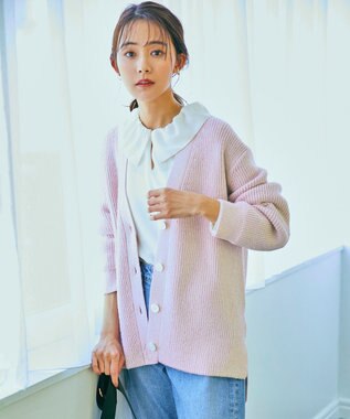 Web限定 ミックスカラーニット カーディガン 組曲 ファッション通販 公式通販 オンワード クローゼット