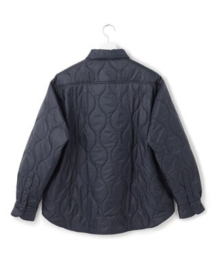 J.PRESS YORK STREET 【UNISEX】キルティング シャツジャケット ネイビー系