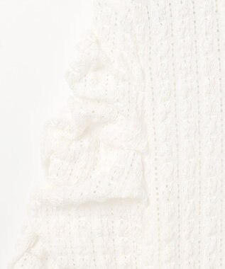 Feroux 【洗える】パワショル トップス ホワイト系