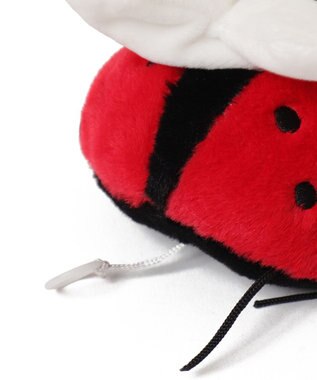 WEGO ふりふりてんとうむしぬいぐるみキーホルダー レッド