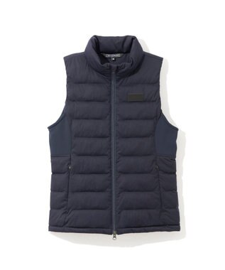 ZERO HALLIBURTON 【雑誌掲載】 ハイブリッドパデットベスト 82756 撥水 保温 裏起毛 ゴルフ ZHG-W15b ネイビー