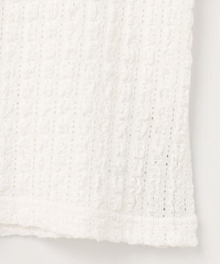 Feroux 【洗える】パワショル トップス ホワイト系