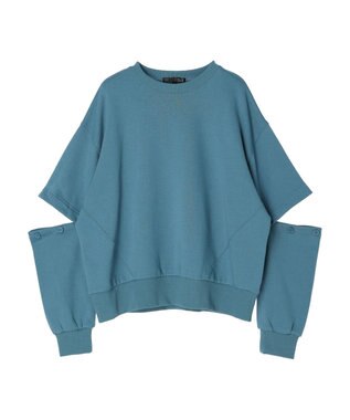 Green Parks ・ＳＵＧＡＲ　ＳＰＯＯＮ　２ｗａｙウラキモウプルオーバー Blue