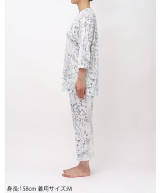 tsumori chisato SLEEP ツモリチサト パジャマ 綿100%(本体) 天竺素材 7分袖 長袖 8分丈 レディース UDT216 /ワコール アイボリー