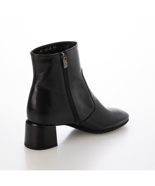 MODE ET JACOMO <D'ICI>スクエアトゥショートブーツ ブラック