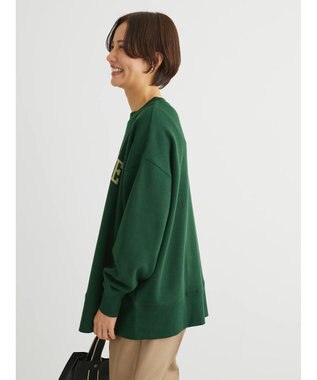 Green Parks 裏起毛フロッキーロゴプルオーバー Green