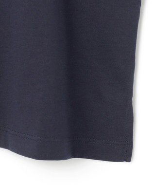 BEIGE， 【洗える】STOCK / オーガニックコットン半袖ギャザートップス Navy