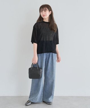 Green Parks シアーベロアプルオーバー Black