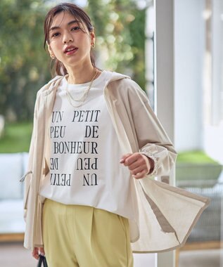 ANY L ドライフーディーカーディガン ライトベージュ