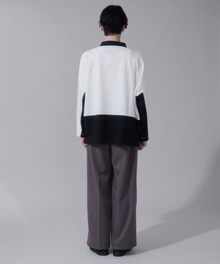 WEGO ドルマンポンチハーフZIPT（LS） ホワイト