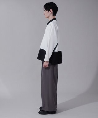 WEGO ドルマンポンチハーフZIPT（LS） ホワイト