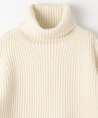 JOSEPH 【FOUNDATIONS】【AW23】カーディガンステッチ　ハイネックニット Ivory