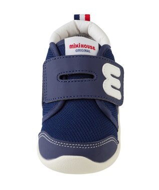 MIKI HOUSE HOT BISCUITS 【ミキハウス】【13-15.5cm】 セカンドベビーシューズ 紺