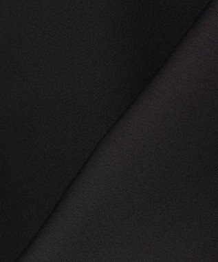 ICB 【洗える】FluidBackSatin ノースリーブプルオーバー ブラック系