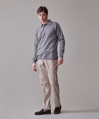 J.PRESS MEN 【きちんと感 × ニットのような柔らかな着心地】フレックスジャージ ポロシャツ グレー系