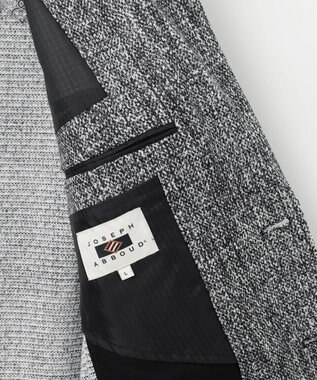 JOSEPH ABBOUD 【キングサイズ・軽量/ストレッチ】スラブインレー ジャケット ブラック系