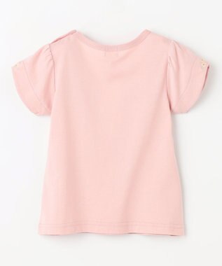 組曲 KIDS 【80-100㎝】ひまわりブーケ Tシャツ ピンク