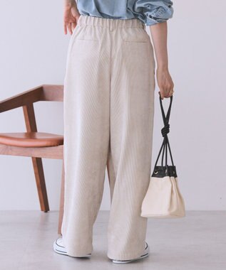 AMERICAN HOLIC コーデュロイワイドパンツ Ivory