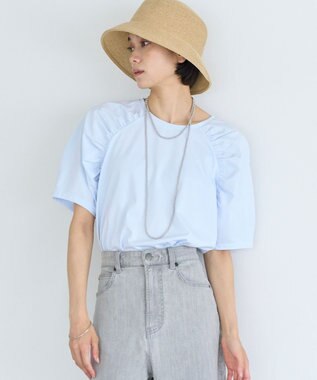 UNFILO ショルダーギャザーT