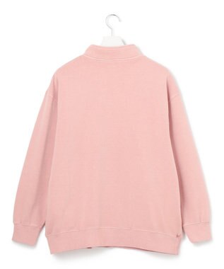 J.PRESS YORK STREET 【UNISEX】ハーフZIPスタンドネック トレーナー ピンク系