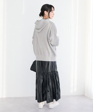 CRAFT STANDARD BOUTIQUE ラメスウェット風ニットプルオーバー Gray