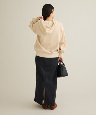 CRAFT STANDARD BOUTIQUE ラメスウェット風ニットプルオーバー Ivory