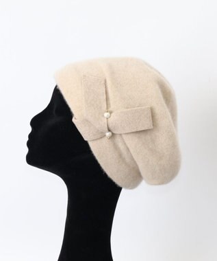 AURORA LANVIN en Bleu （ランバン オン ブルー）カシミヤターバン風ワッチ ベージュ