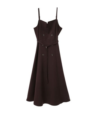 earth music&ecology トレンチ風キャミワンピース