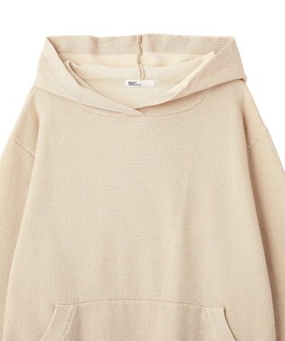 CRAFT STANDARD BOUTIQUE ラメスウェット風ニットプルオーバー Ivory