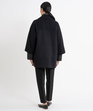 23区 L 【エステータ】ウールカシミヤ＆LIMONTAダウン コート ブラック系