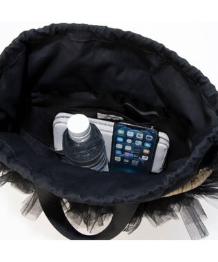 UNBILLION カカトゥ kakatoo / チュールフリンジカゴバッグ ブラック