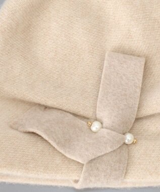 AURORA LANVIN en Bleu （ランバン オン ブルー）カシミヤターバン風ワッチ ベージュ