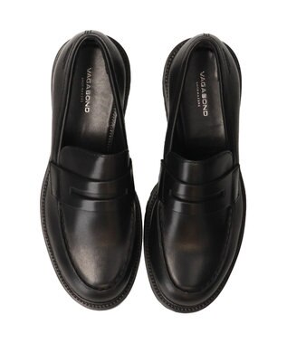 INTER-CHAUSSURES 【VAGABOND】ラウンドトウベーシックローファー ブラック