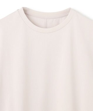 UNFILO L フレンチスリーブ ドロストTシャツ グレージュ